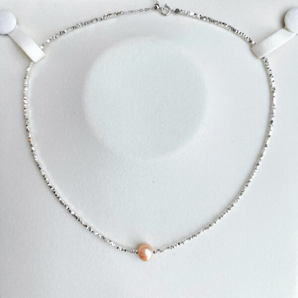 Necklace 41（6-7mm orange)