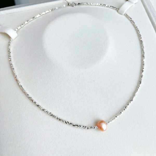 Necklace 41（6-7mm orange) - Image 2