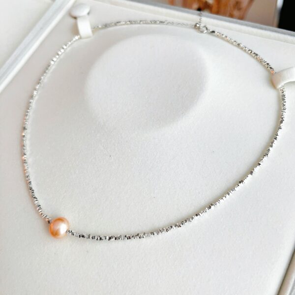 Necklace 41（6-7mm orange) - Image 3
