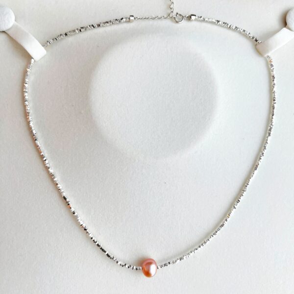 Necklace 42（6-7mm purple)