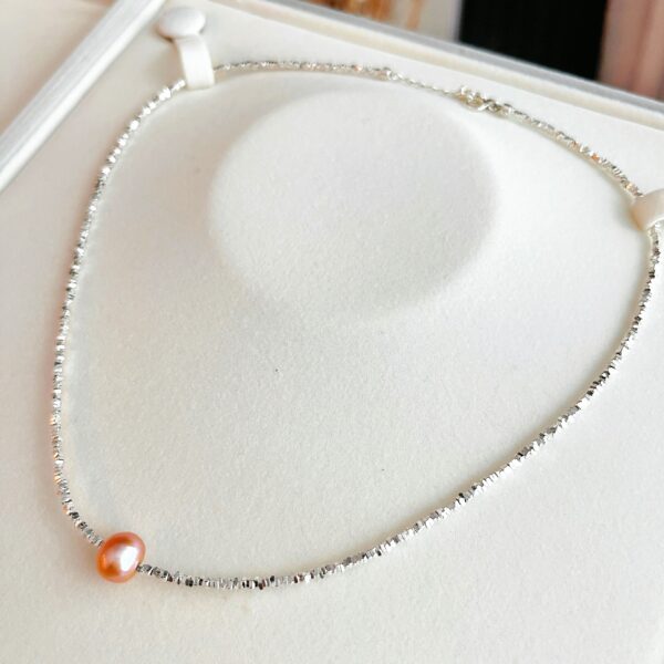 Necklace 42（6-7mm purple) - Image 3